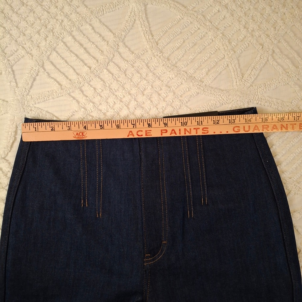 White House Black Market Womens 10 High Rise XHR Sculpt Trouser Blue Jeans NWT - Picture 5 of 10